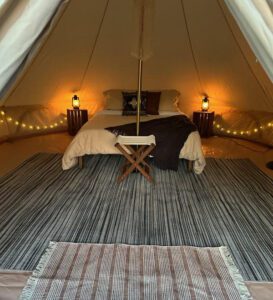 hootenanny tent glamping